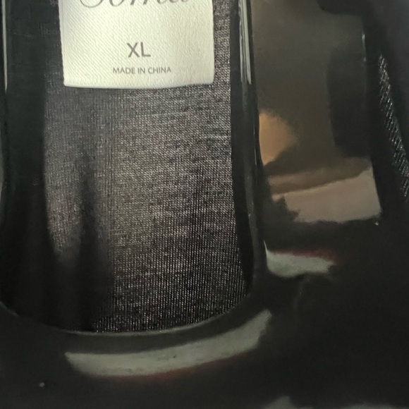 SOMA. Black cap sleeve maxi dress. Pockets! XL - Picture 7 of 7